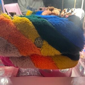 Kurt Geiger Rainbow Fur Purse